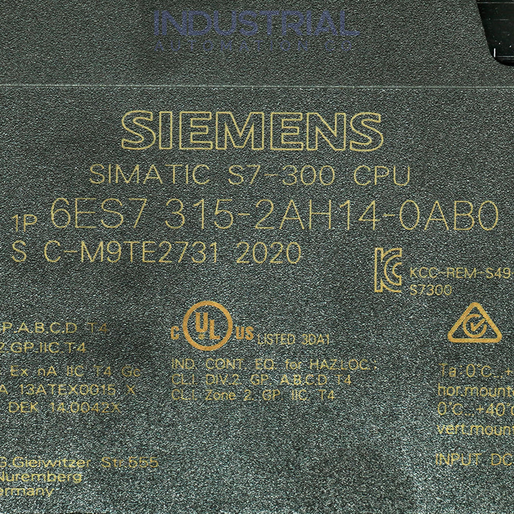 Siemens 6ES7315-2AH14-0AB0