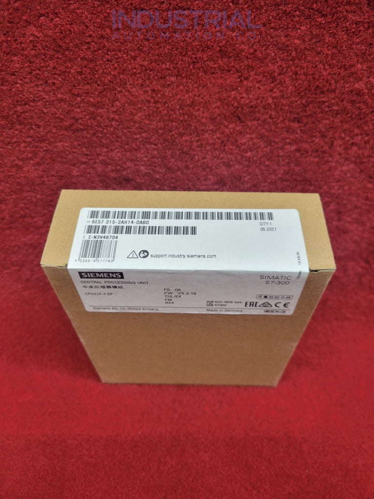 Siemens 6Es7315-2Ah14-0Ab0