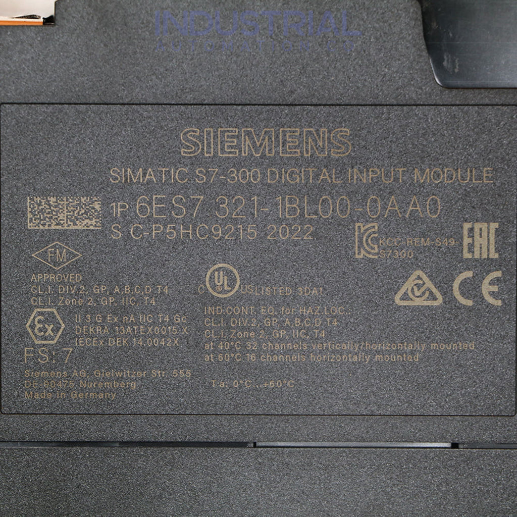 Siemens 6ES7321-1BL00-0AA0 New