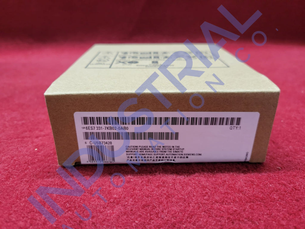 Siemens 6ES7331-7KB02-0AB0 New Business & Industrial