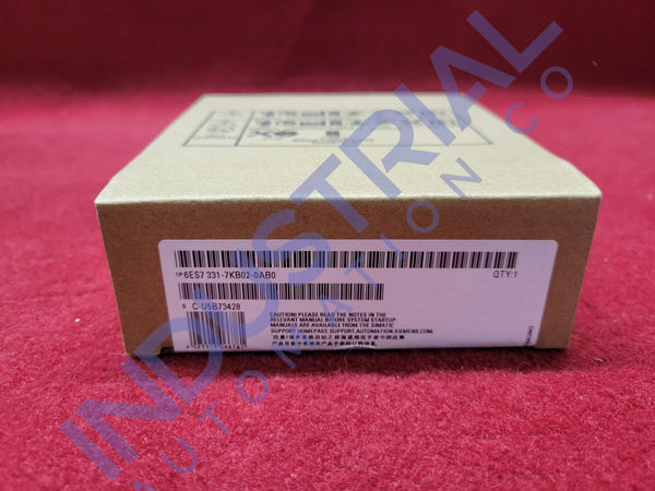 Siemens 6ES7331-7KB02-0AB0 New Business & Industrial