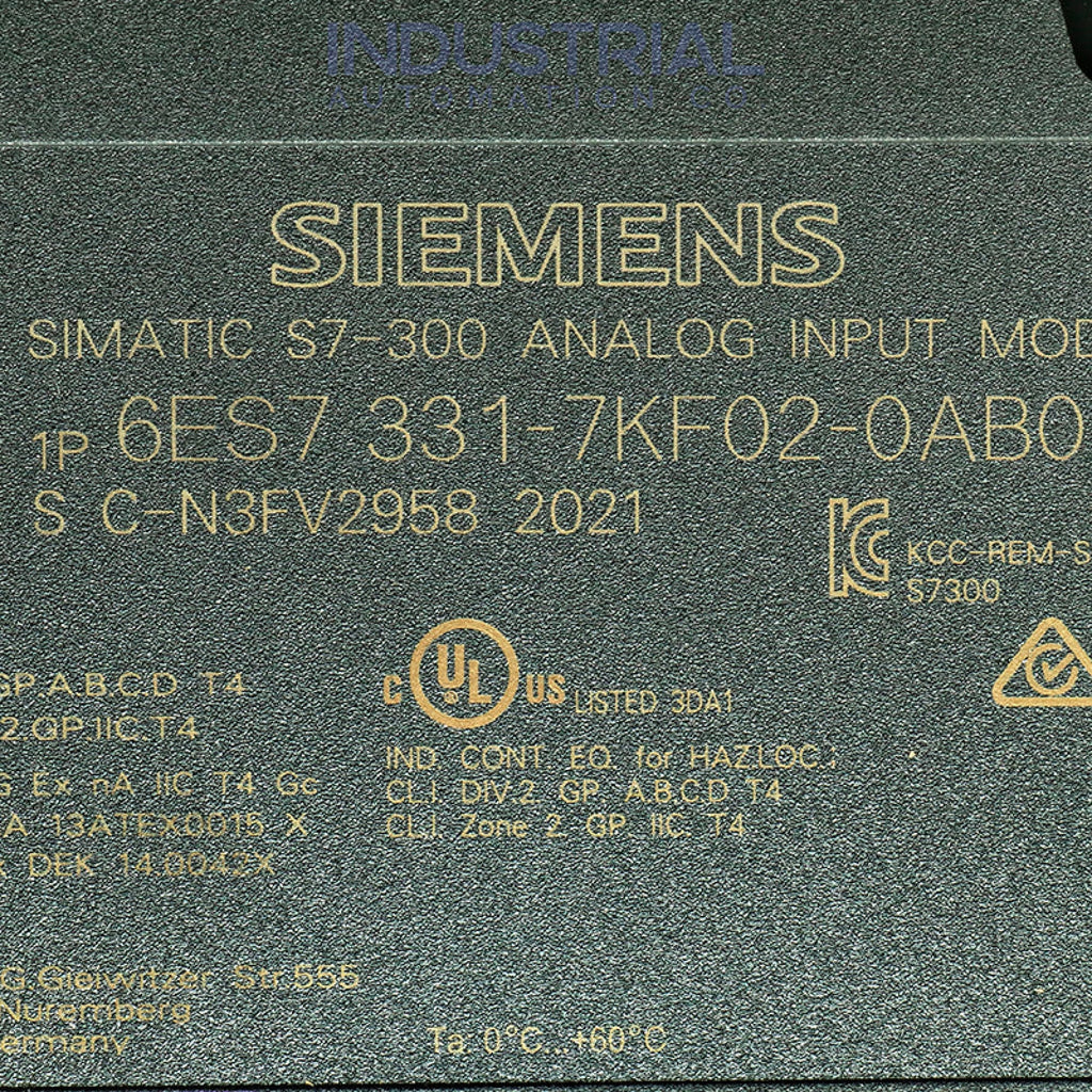 Siemens 6ES7331-7KF02-0AB0 New