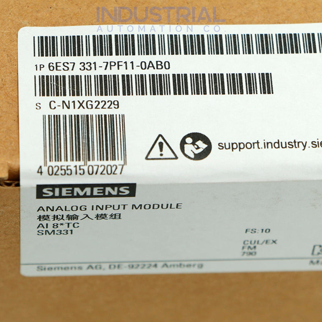 Siemens 6ES7331-7PF11-0AB0 New
