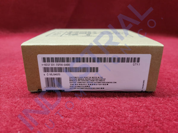Siemens 6ES7331-7SF00-0AB0 New Business & Industrial