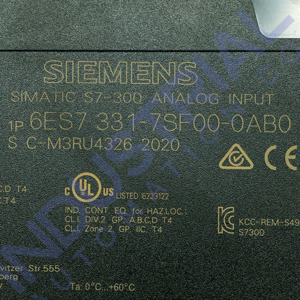 Siemens 6ES7331-7SF00-0AB0 New Business & Industrial