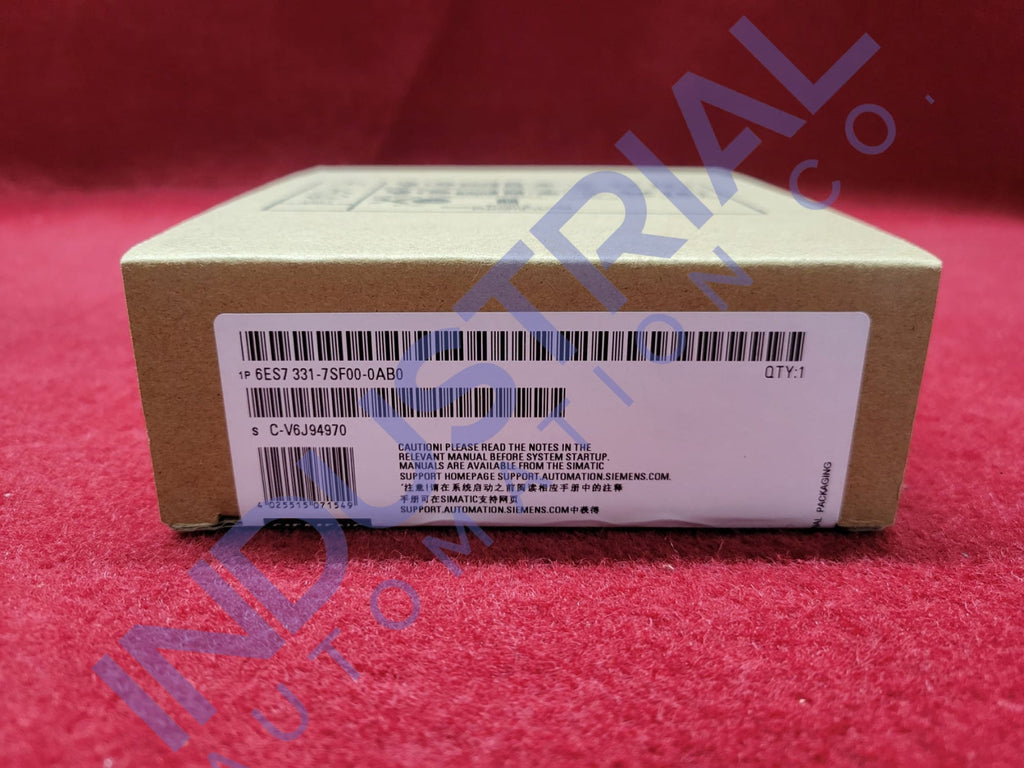Siemens 6ES7331-7SF00-0AB0 New Business & Industrial