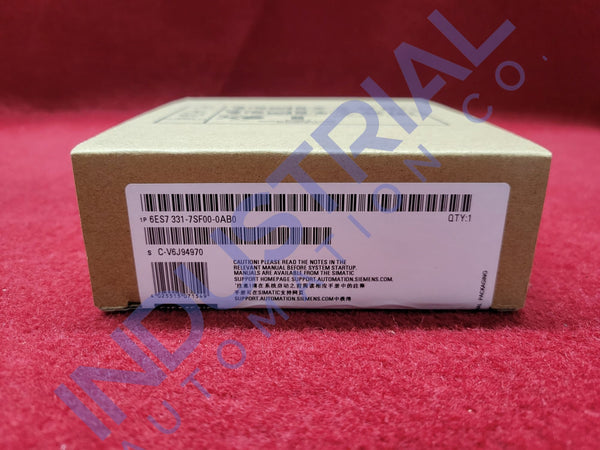 Siemens 6ES7331-7SF00-0AB0 New Business & Industrial