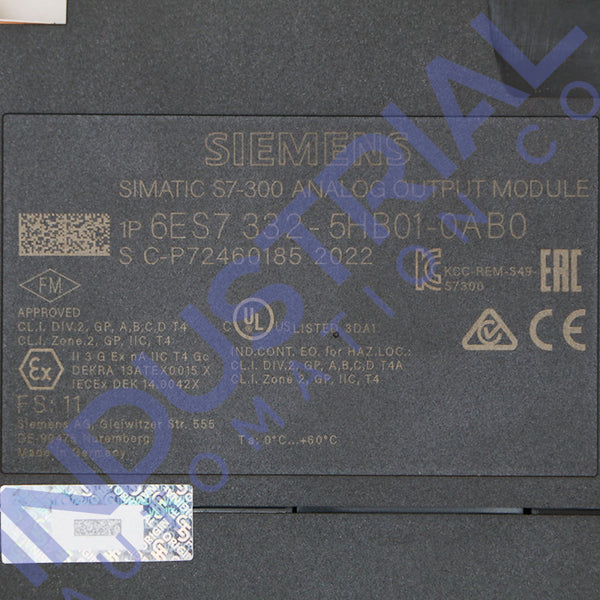 Siemens 6ES7332-5HB01-0AB0 New Business & Industrial