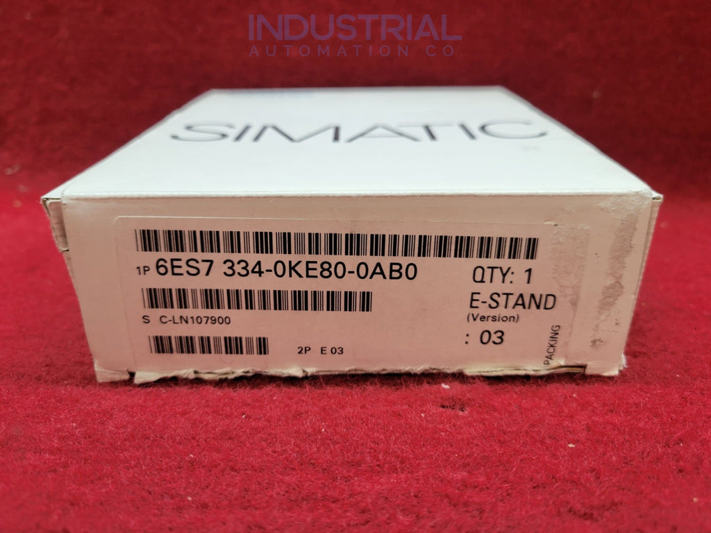 Siemens 6ES7334-0KE80-0AB0 New Open Box