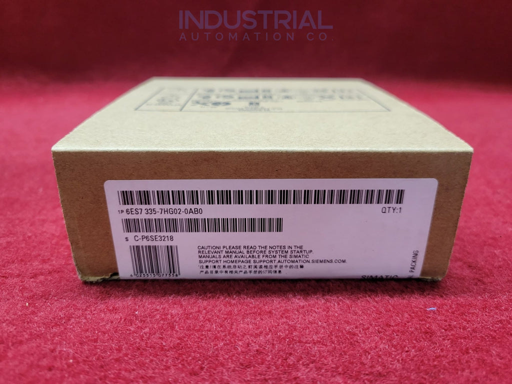 Siemens 6ES7335-7HG02-0AB0 New Business & Industrial