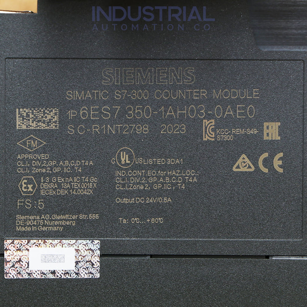 Siemens 6ES7350-1AH03-0AE0 New Business & Industrial