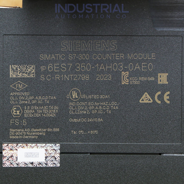 Siemens 6ES7350-1AH03-0AE0 New Business & Industrial