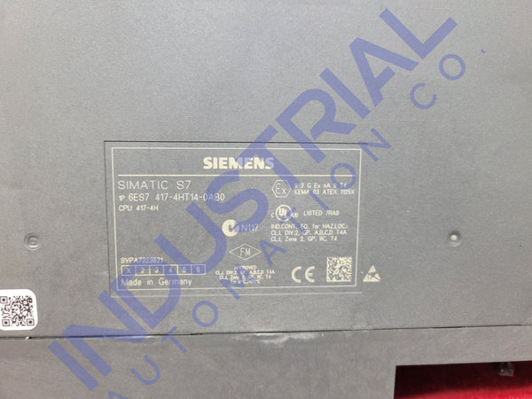 Siemens 6Es7417-4Ht14-0Ab0