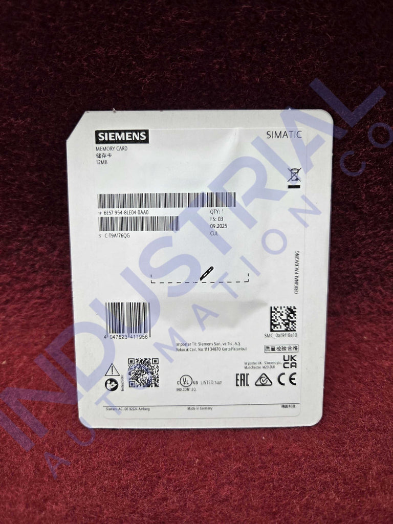 Siemens 6ES7954-8LE04-0AA0 New