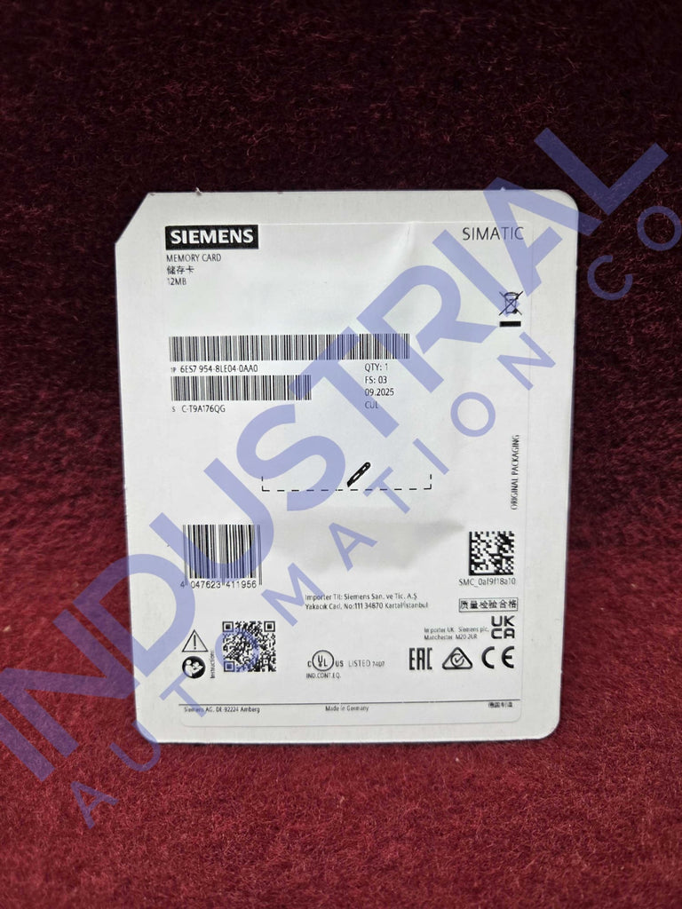 Siemens 6ES7954-8LE04-0AA0 New