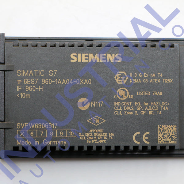 Siemens 6ES7960-1AA04-0XA0 New Business & Industrial
