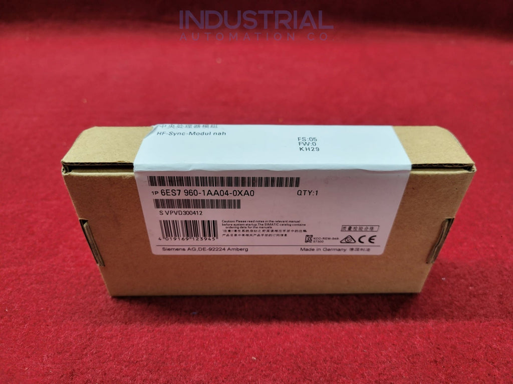 Siemens 6ES7960-1AA04-0XA0 New Business & Industrial