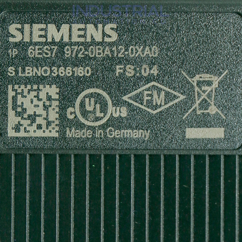 Siemens 6ES7972-0BA12-0XA0 Business & Industrial