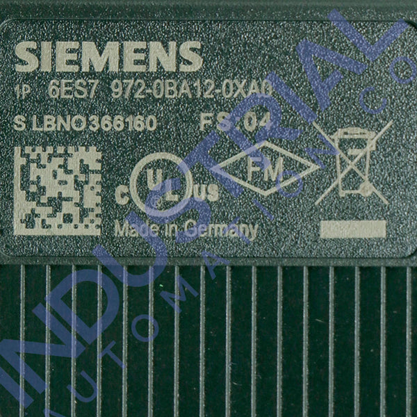 Siemens 6ES7972-0BA12-0XA0 Business & Industrial