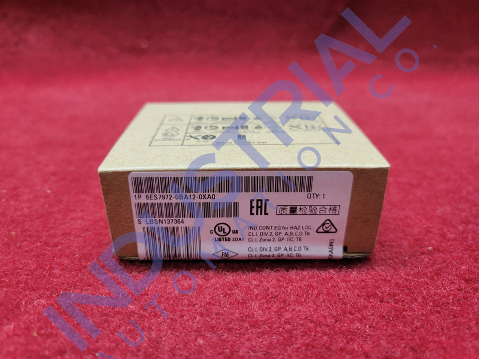 Siemens 6ES7972-0BA12-0XA0 Business & Industrial