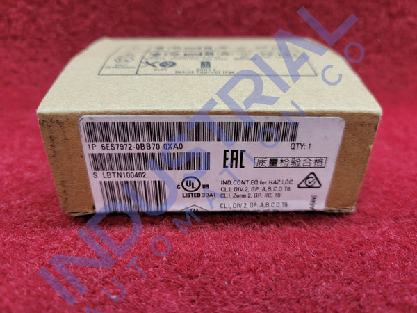 Siemens 6ES7972-0BB70-0XA0 New Business & Industrial