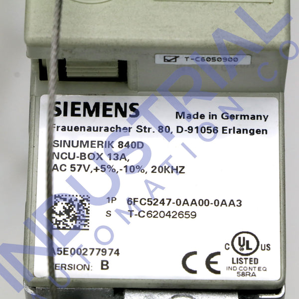 Siemens 6FC5247-0AA00-0AA3 IAC Certified Refurbished