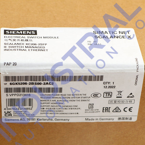 Siemens 6GK5206-2BS00-2AC2 New Open Box Business & Industrial