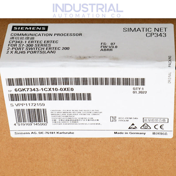 Siemens 6GK7343-1CX10-0XE0