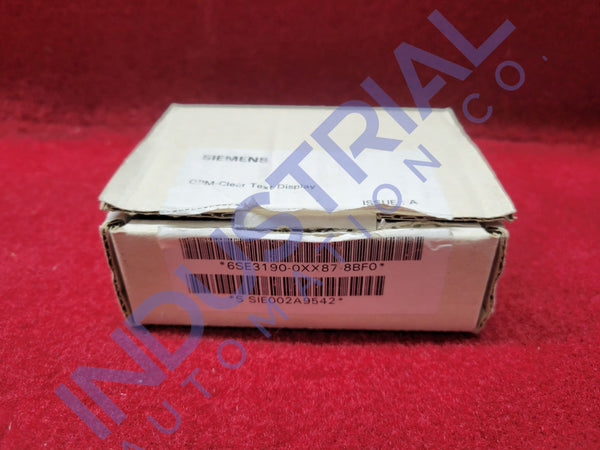 Siemens 6SE3190-0XX87-8BF0 Business & Industrial