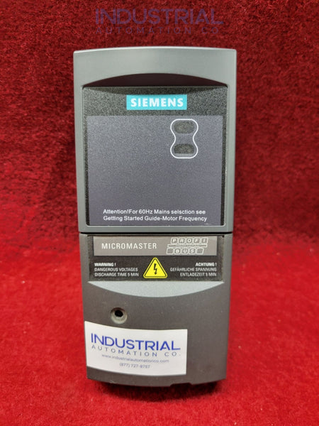 Siemens 6SE6400-1PB00-0AA0 IAC Certified Refurbished