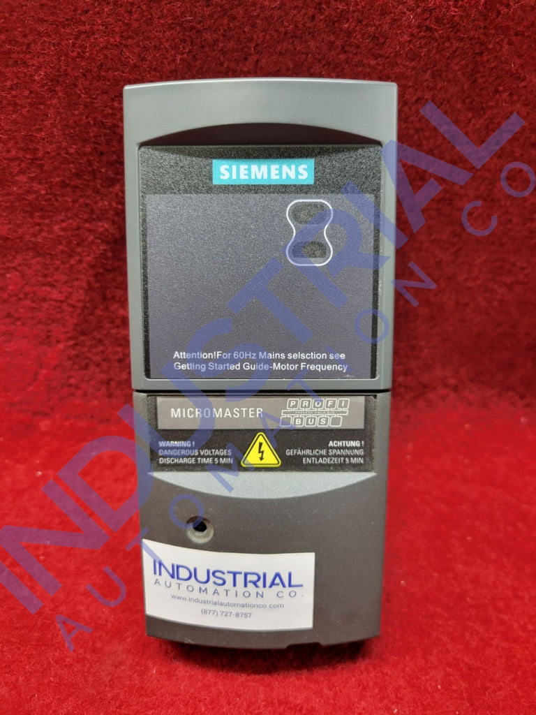 Siemens 6SE6400-1PB00-0AA0 IAC Certified Refurbished