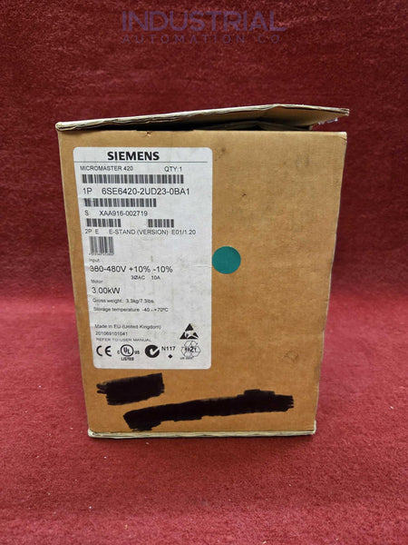 Siemens 6SE6420-2UD23-0BA1 - New Open Box - Business & Industrial