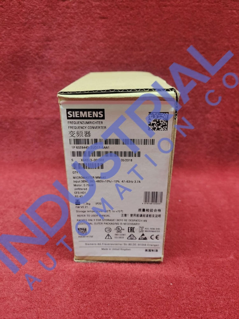 Siemens 6Se6440-2Ud17-5Aa1