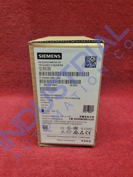 Siemens 6Se6440-2Ud21-5Aa1