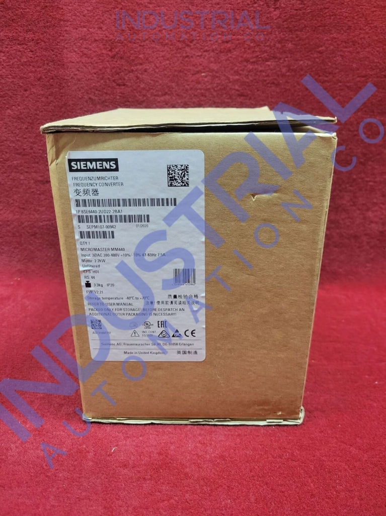 Siemens 6Se6440-2Ud22-2Ba1