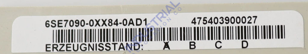 Siemens 6Se7090-0Xx84-0Ad1