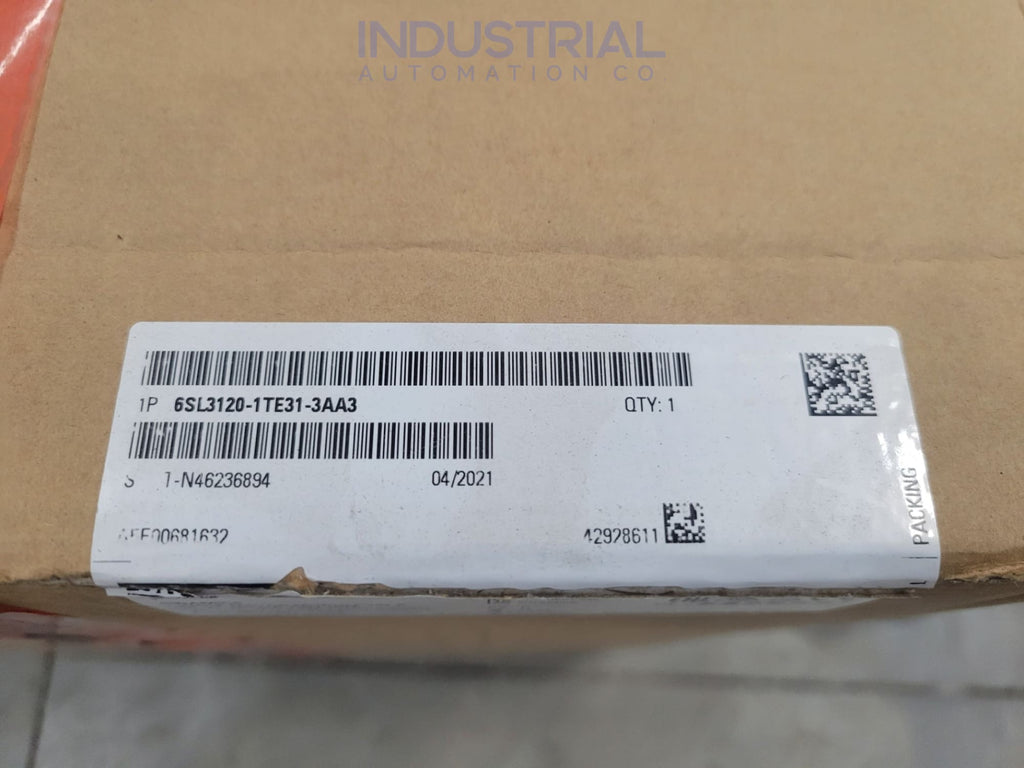 Siemens 6Sl3120-1Te31-3Aa3 New Open Box