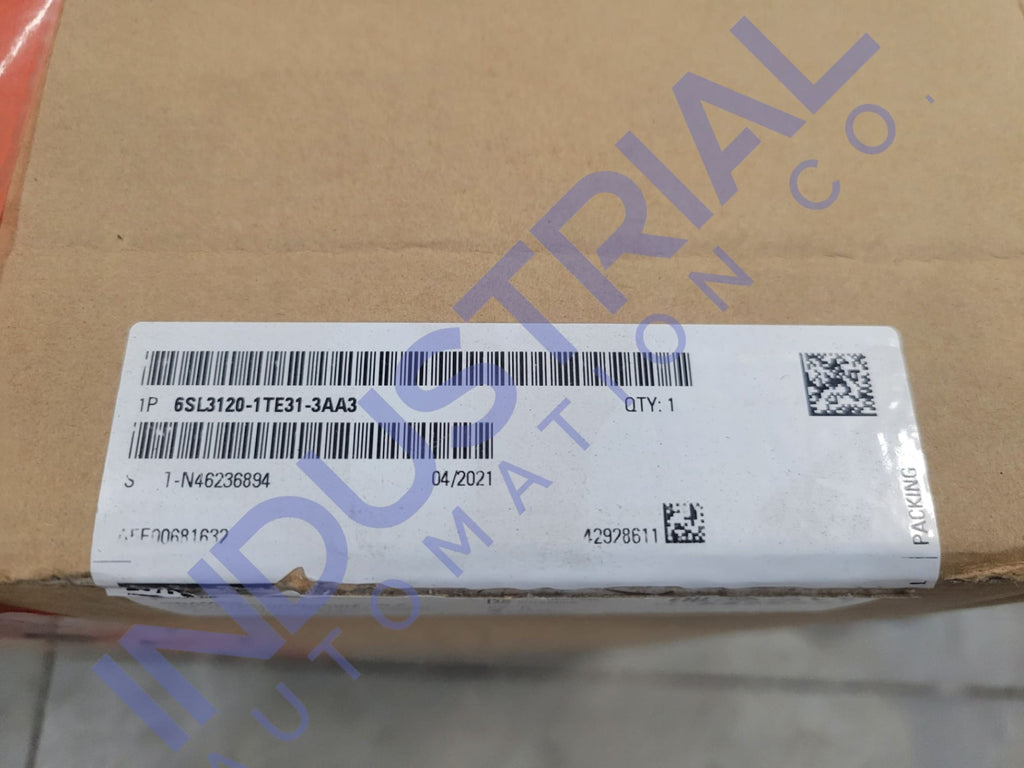 Siemens 6Sl3120-1Te31-3Aa3 New Open Box