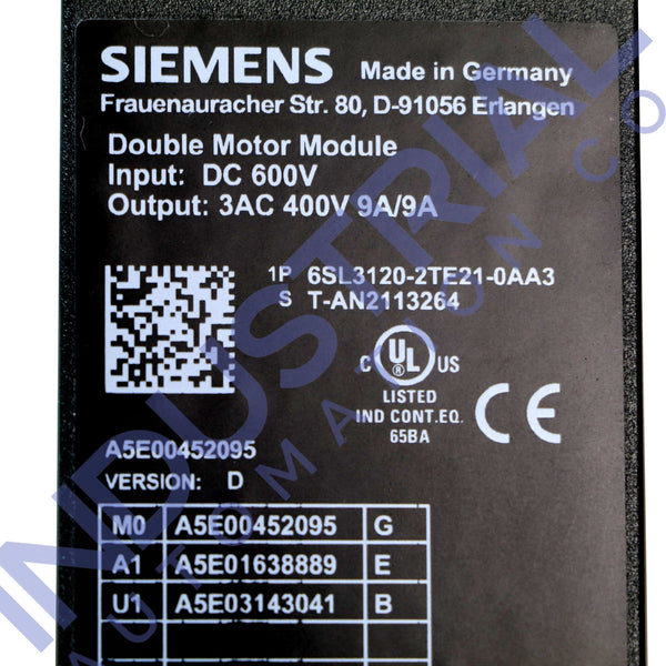 Siemens 6SL3120-2TE21-0AA3