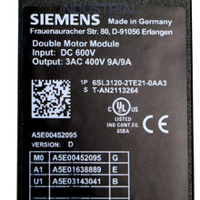 Load image into Gallery viewer, Siemens 6SL3120-2TE21-0AA3