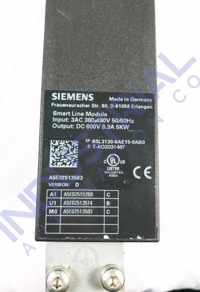 Siemens 6Sl3130-6Ae15-0Ab0