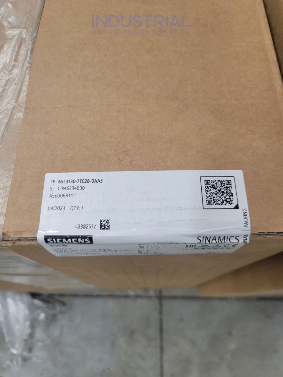 Siemens 6Sl3130-7Te28-0Aa3 New