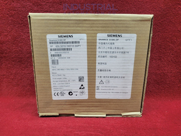 Siemens 6Sl3210-1Ke12-3Ap1