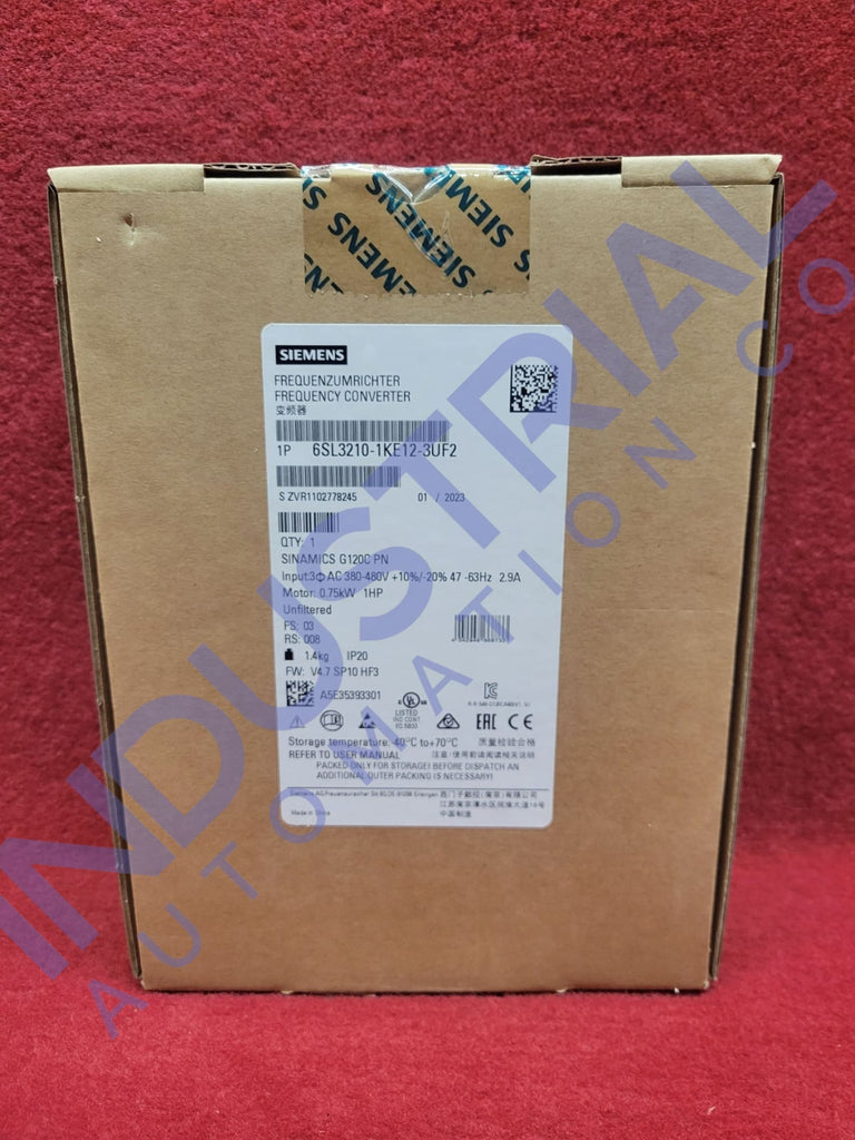 Siemens 6Sl3210-1Ke12-3Uf2