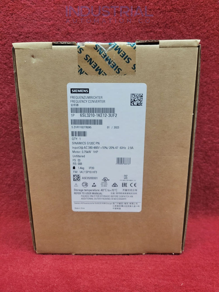 Siemens 6Sl3210-1Ke12-3Uf2