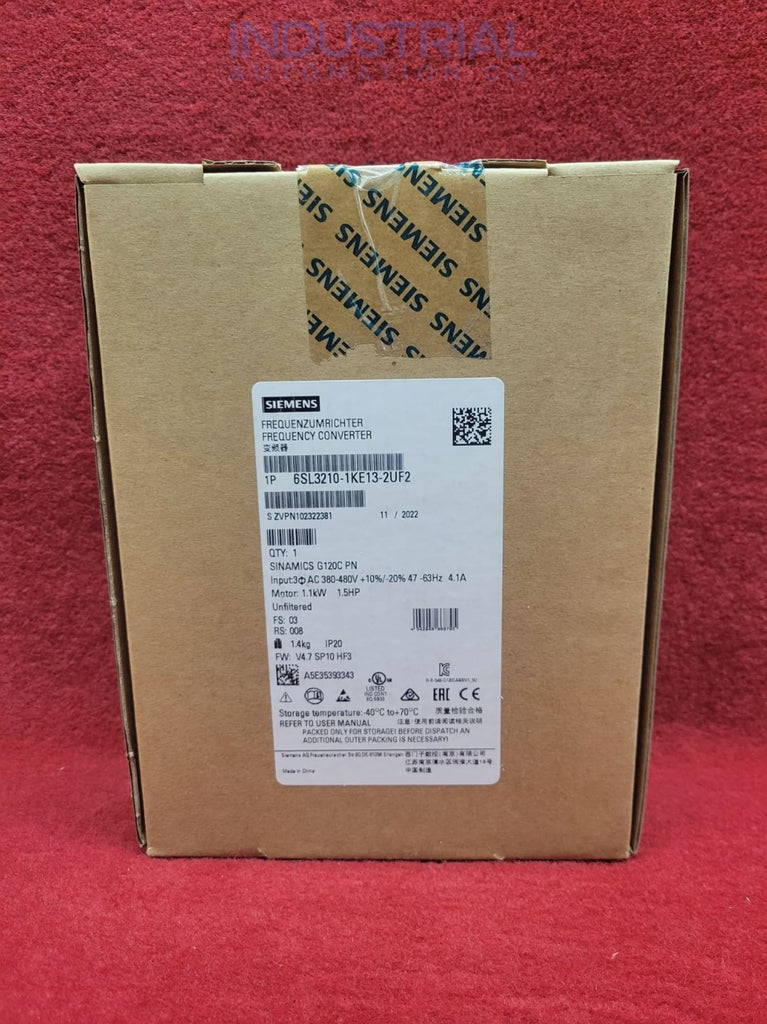 Siemens 6Sl3210-1Ke13-2Uf2