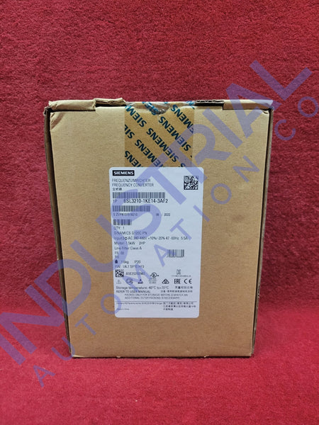 Siemens 6Sl3210-1Ke14-3Af2