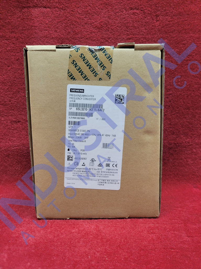 Siemens 6Sl3210-1Ke15-8Af2