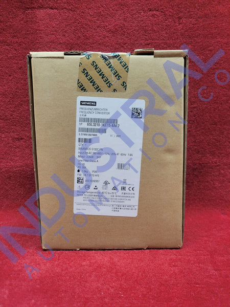 Siemens 6Sl3210-1Ke15-8Af2