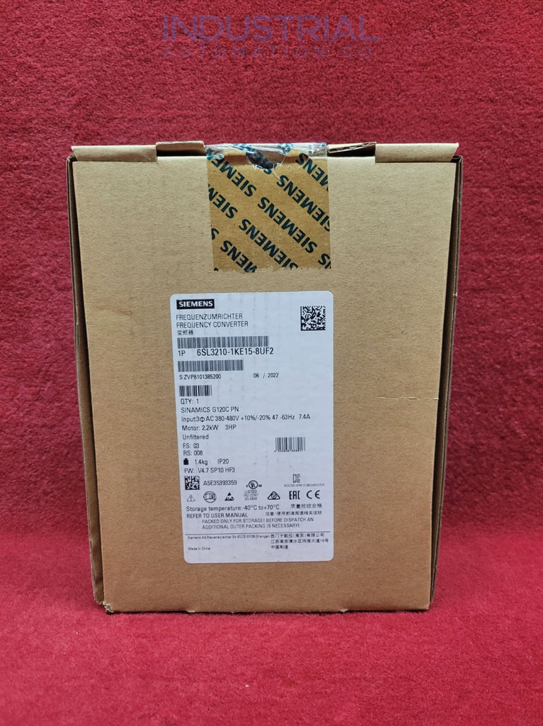 Siemens 6Sl3210-1Ke15-8Uf2